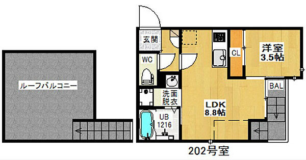 愛知県名古屋市西区栄生２丁目(賃貸アパート1LDK・2階・29.89㎡)の写真 その2