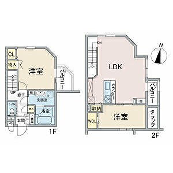 愛知県名古屋市中川区運河通１丁目(賃貸マンション2LDK・4階・71.96㎡)の写真 その2