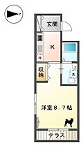 愛知県名古屋市西区菊井２丁目（賃貸マンション1K・3階・31.36㎡） その1