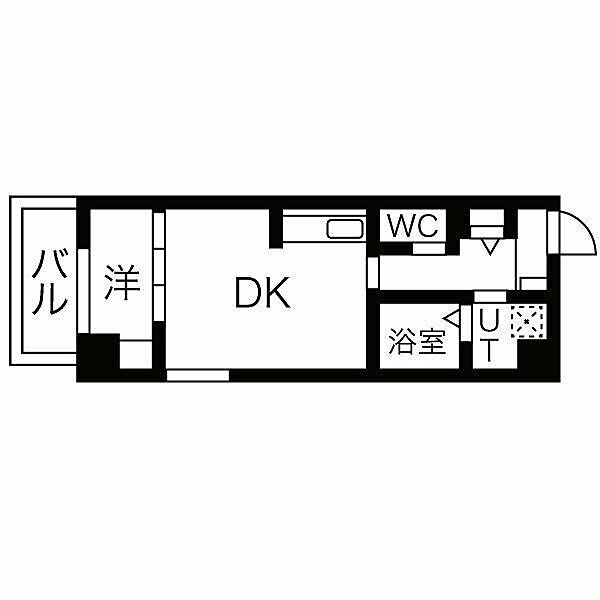 愛知県名古屋市西区栄生２丁目(賃貸マンション1LDK・6階・28.46㎡)の写真 その2