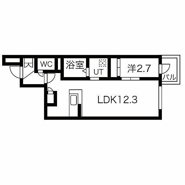 愛知県名古屋市中区大井町(賃貸マンション1LDK・3階・36.37㎡)の写真 その2