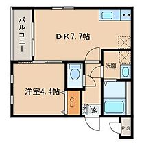 愛知県名古屋市熱田区西野町２丁目（賃貸アパート1DK・1階・30.60㎡） その2