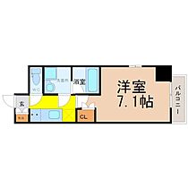 愛知県名古屋市北区山田１丁目（賃貸マンション1K・6階・26.00㎡） その2