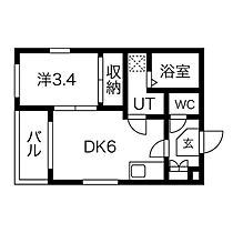 愛知県名古屋市西区児玉３丁目（賃貸アパート1DK・1階・25.50㎡） その2