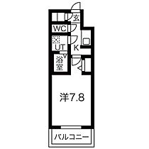 愛知県名古屋市中村区太閤２丁目（賃貸マンション1K・2階・25.20㎡） その2