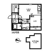 愛知県名古屋市熱田区二番１丁目（賃貸アパート1LDK・1階・32.30㎡） その2