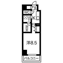 愛知県名古屋市中村区名駅南１丁目（賃貸マンション1K・10階・27.70㎡） その2