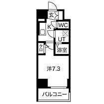 愛知県名古屋市中区松原２丁目（賃貸マンション1K・12階・25.08㎡） その2