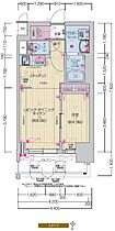 愛知県名古屋市中村区名駅南２丁目（賃貸マンション1LDK・3階・33.44㎡） その2