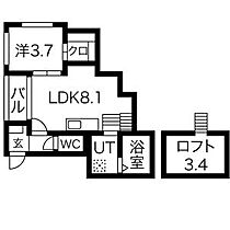 愛知県名古屋市中村区太閤５丁目（賃貸アパート1LDK・2階・31.05㎡） その2