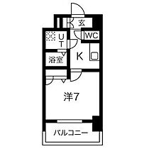 愛知県名古屋市中区大須１丁目（賃貸マンション1K・7階・25.16㎡） その2