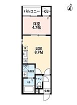 愛知県名古屋市中川区一柳通１丁目（賃貸アパート1LDK・2階・32.32㎡） その2