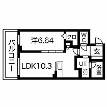 愛知県名古屋市中村区名駅南３丁目（賃貸マンション1LDK・9階・43.97㎡） その2