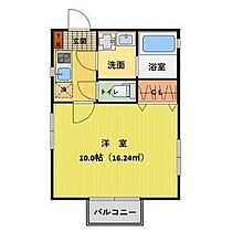 愛知県名古屋市中村区亀島２丁目（賃貸アパート1K・4階・24.76㎡） その2