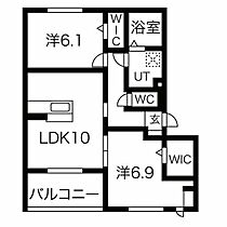 愛知県名古屋市西区堀越３丁目（賃貸マンション2LDK・3階・56.61㎡） その1