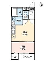 愛知県名古屋市北区上飯田東町５丁目（賃貸アパート1LDK・2階・32.40㎡） その2