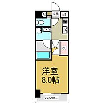 愛知県名古屋市北区山田１丁目（賃貸マンション1K・5階・25.50㎡） その2