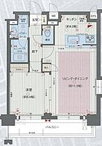 愛知県名古屋市中村区名駅南１丁目（賃貸マンション1LDK・12階・46.73㎡） その2