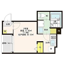 愛知県名古屋市中川区荒江町（賃貸アパート1R・3階・20.12㎡） その2