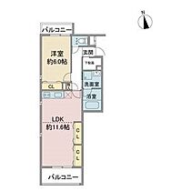 愛知県名古屋市西区那古野２丁目（賃貸マンション1LDK・4階・46.18㎡） その2