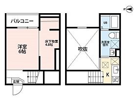 愛知県名古屋市中川区小本本町３丁目（賃貸アパート1K・2階・22.43㎡） その2