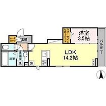 愛知県名古屋市中川区八田町（賃貸アパート1LDK・3階・41.55㎡） その1