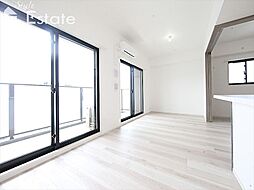 名古屋市営東山線 亀島駅 徒歩3分の賃貸マンション 6階2LDKのリビング/ダイニング