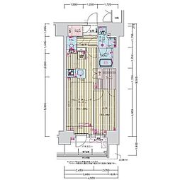 名古屋市西区幅下2丁目マンション 1LDKの間取図画像