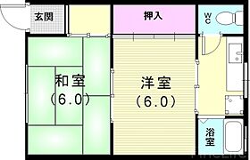 板宿ハイツ  ｜ 兵庫県神戸市須磨区板宿町3丁目（賃貸マンション2K・2階・33.00㎡） その2