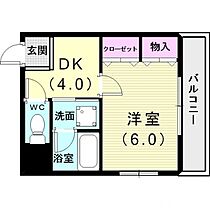 メゾン山下  ｜ 兵庫県明石市山下町7-21（賃貸マンション1DK・1階・24.40㎡） その2