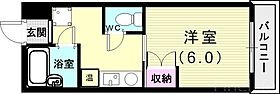 ハビテ八本松  ｜ 兵庫県神戸市須磨区須磨浦通6丁目（賃貸マンション1K・3階・18.50㎡） その2