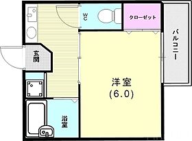 シャンブル・ドゥ・スマ  ｜ 兵庫県神戸市須磨区稲葉町3丁目（賃貸アパート1K・2階・20.97㎡） その2