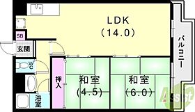 エーデルハイム大蔵谷  ｜ 兵庫県明石市東野町2043-128（賃貸マンション2LDK・4階・48.60㎡） その2