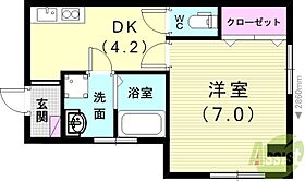 ときわ霞ヶ丘レクラン  ｜ 兵庫県神戸市垂水区霞ケ丘7丁目4-26（賃貸マンション1DK・2階・27.73㎡） その2