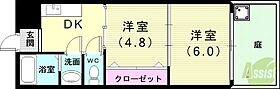 コーポ栄  ｜ 兵庫県神戸市垂水区西舞子8丁目19-10（賃貸マンション2K・1階・33.00㎡） その2