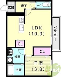 クローバー富士1号館 2階