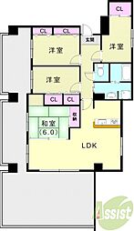 パレ清水が丘 8階