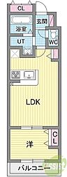 ARCA須磨浦公園 1LDKの間取図画像