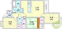 ワコーレ須磨アネックス 3LDKの間取図画像