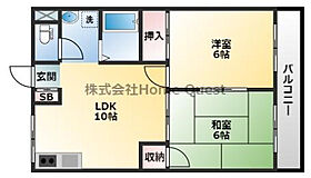 スイートハイム中野  ｜ 大阪府柏原市国分市場2丁目12-55（賃貸マンション2LDK・1階・48.67㎡） その2