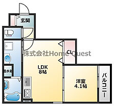 大阪府東大阪市近江堂3丁目（賃貸アパート1LDK・2階・28.36㎡） その2