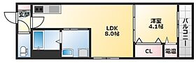 REPOS長瀬  ｜ 大阪府東大阪市吉松1丁目（賃貸アパート1LDK・3階・31.88㎡） その2