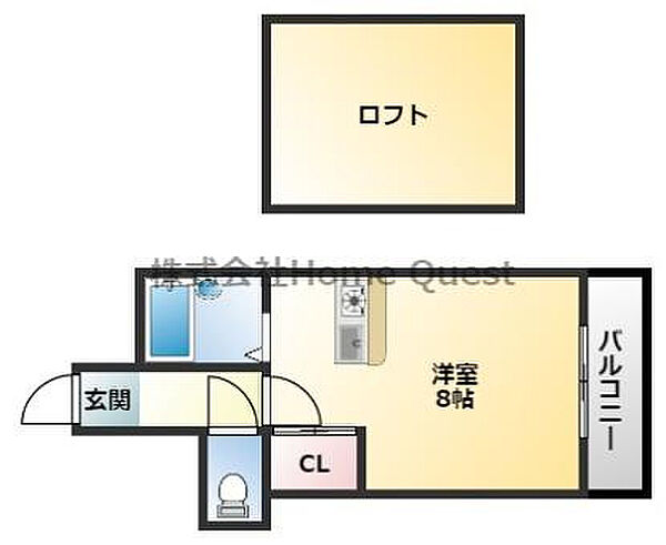 CTビュー永和 608｜大阪府東大阪市長栄寺(賃貸マンション1R・6階・32.40㎡)の写真 その2