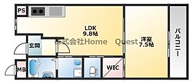 リラスクエア八尾宮町  ｜ 大阪府八尾市宮町3丁目（賃貸マンション1LDK・4階・40.20㎡） その2