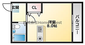 CTビュー八戸ノ里  ｜ 大阪府東大阪市御厨南2丁目（賃貸マンション1R・4階・26.00㎡） その2