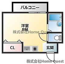 大阪府八尾市久宝園3丁目37-10（賃貸マンション1R・2階・18.00㎡） その2