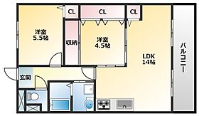 大阪府八尾市南木の本3丁目（賃貸マンション2LDK・3階・59.16㎡） その1