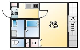 ルナ・ソレイユ近江堂 302 ｜ 大阪府東大阪市近江堂1丁目11-11（賃貸アパート1K・3階・22.00㎡） その2