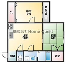 キャッスルマンション2 302 ｜ 大阪府八尾市東山本町6丁目8-3（賃貸マンション2LDK・3階・41.87㎡） その2