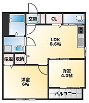 W Superior  ｜ 大阪府東大阪市大蓮東2丁目（賃貸アパート2LDK・2階・41.35㎡） その2